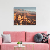 Marokkaans schilderij van Atlas Canvas Afdruk (Insitu (Woonkamer))
