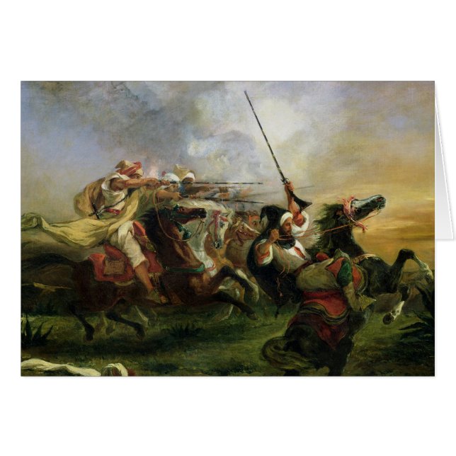 Marokkaans sperma voor militaire actie, 1832 (Voorkant Horizontaal)
