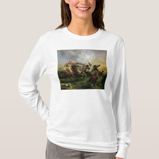 Marokkaans sperma voor militaire actie, 1832 t-shirt (Voorkant)