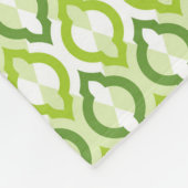 Marokkaans stijlpatroon fleece deken (Hoek)