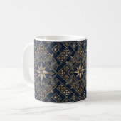 Marokkaans tapijt Compass Star Koffiemok (Voorkant links)