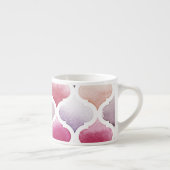 Marokkaans tapijt: Waterverf Tanger Pattern. Espresso Kop (Rechts)
