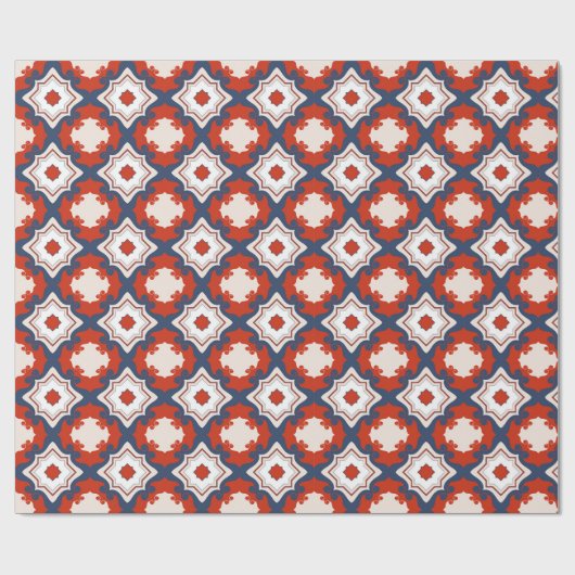 Marokkaans tapijtenpapier cadeaupapier (Vlak)