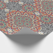Marokkaans tapijtenpapier cadeaupapier (Hoek)