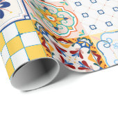 Marokkaans Tegel patroonpapier Cadeaupapier (Rol Hoek)