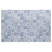 Marokkaans tegelpastelblauw stof (Fat Quarter)
