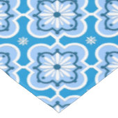 Marokkaans tegelpatroon - blauw en wit tafelkleed (Gekanteld)