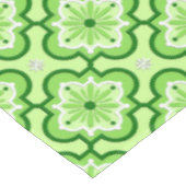 Marokkaans tegelpatroon - Lime Green Tafelkleed (Gekanteld)