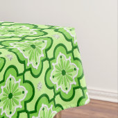 Marokkaans tegelpatroon - Lime Green Tafelkleed (Voorbeeld)