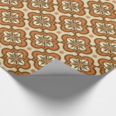 Marokkaans tegelpatroon - Rust en Tan Cadeaupapier (Hoek)