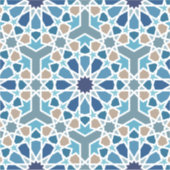 Marokkaans tegelpatroon sticker (Voorkant)