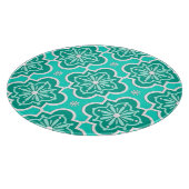 Marokkaans tegelpatroon - Turquoise en Aqua Snijplank (Hoek)