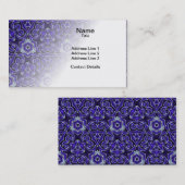 Marokkaans textielpatroon visitekaartje (Voorkant / Achterkant)