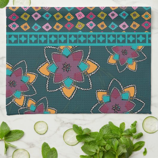 Marokkaans theedoek voor patchwork (Gevouwen)