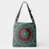 Marokkaans thema mandala patroon crossbody tas (Voorkant)