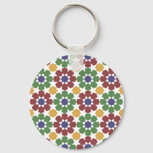 Marokkaans Tile Pattern Zellige Traditionele Islam Sleutelhanger