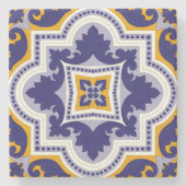 Marokkaans Tiles Pattern #1 Sierkussen Trivet Stenen Onderzetter (Voorkant)