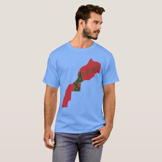 Marokkaans trots t-shirt (Voorkant volledig)