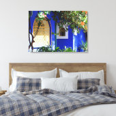 Marokkaans venster canvas afdruk (Insitu (Slaapkamer))