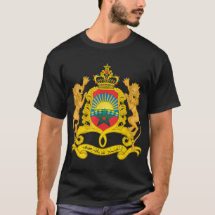 Marokkaans wapenschild T-shirt Vlag souvenir Rabat