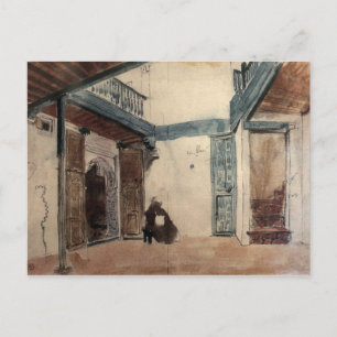 Marokkaans zakboek #1 van Eugène Delacroix Briefkaart