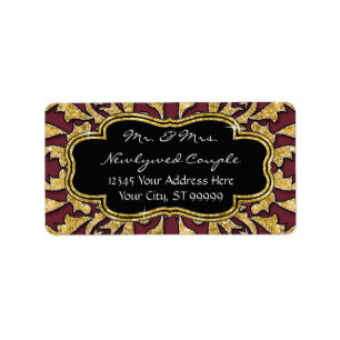 Marokkaans zwembad Gold Glitter Elegant Wedding Etiket