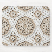 Marokkaanse Arabesque Architecturale Roosterkunst Muismat (Voorkant)
