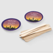 Marokkaanse Arabische Nachten Trouwprogramma Hand Handwaaier (Niet-gemonteerd)