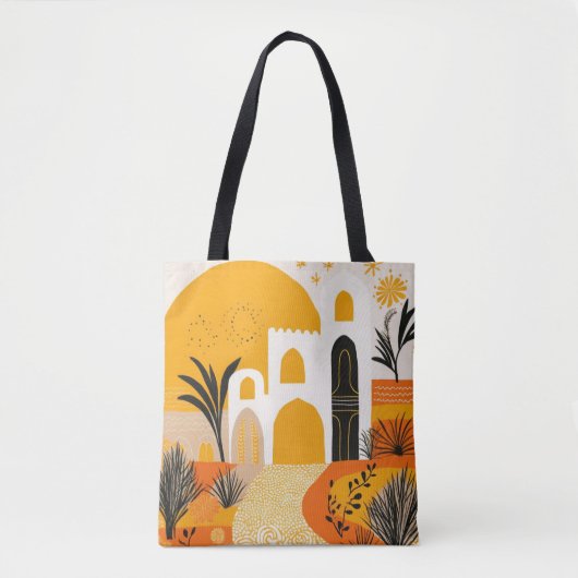 Marokkaanse architectuur Abstract Tote Bag (Voorkant)