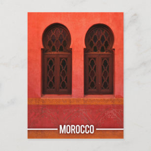 Marokkaanse architectuur, Marrakesh City Marokko Briefkaart