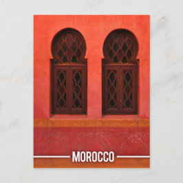 Marokkaanse architectuur, Marrakesh City Marokko Briefkaart