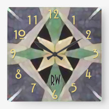 Marokkaanse Art Deco Batik Monogramed