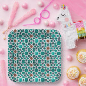 Marokkaanse Art Square papieren Borden Bordje (Feest)