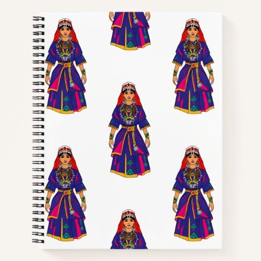 Marokkaanse Berbère traditionele jurk Notitieboek (Voorkant)