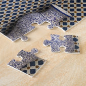 Marokkaanse betegelde deuropening legpuzzel (Zijkant)