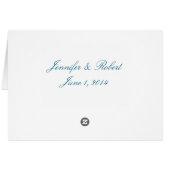 Marokkaanse blauwe kaart (Achterkant Horizontaal)