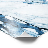 Marokkaanse blauwvis foto afdruk (Hoek)