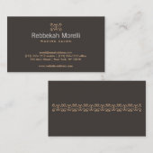 MAROKKAANSE BLOEI IN WARM VISITEKAARTJE (Voorkant / Achterkant)