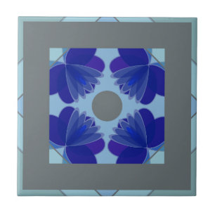 marokkaanse bloemige keramische tegel tegeltje