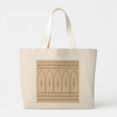 Marokkaanse Bogen Architectuur Elegante Tote Tas (Achterkant)