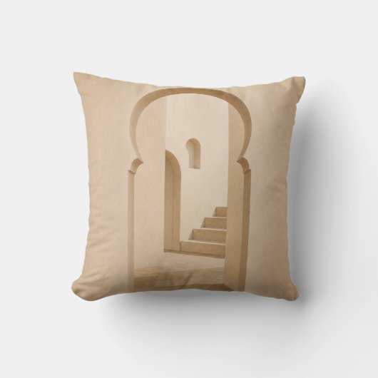 Marokkaanse boog decoratieve kussensloop | Minimal Kussen (Voorkant)
