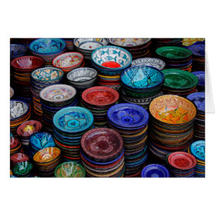 Marokkaanse Borden op de markt