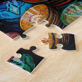 Marokkaanse Borden op de markt Legpuzzel (Zijkant)