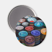 Marokkaanse Borden op de markt Magneet (Voorkant / Achterkant)