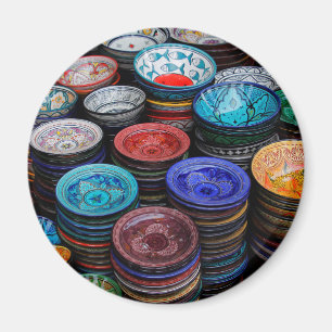 Marokkaanse Borden op de markt Magneet