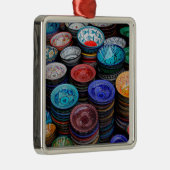 Marokkaanse Borden op de markt Metalen Ornament (Rechts)