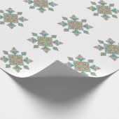Marokkaanse Borduurster Ster Cadeaupapier (Hoek)