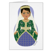 Marokkaanse Bride Matryoshka Kaart (Voorkant)