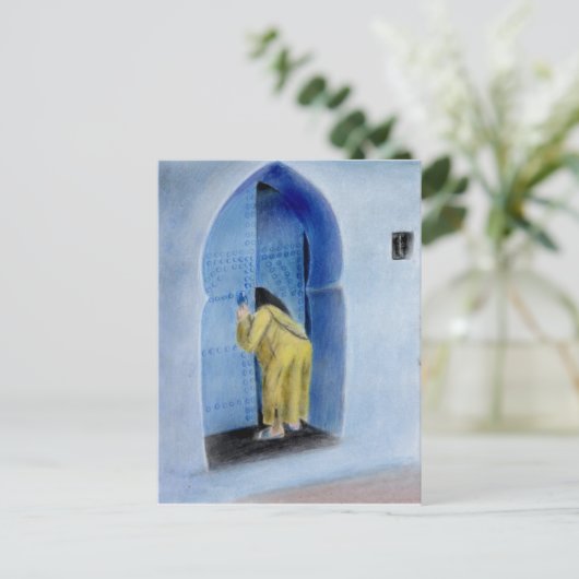 marokkaanse briefkaart (Staand voorkant)