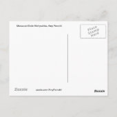 Marokkaanse bruid Matryoshka Briefkaart (Achterkant)